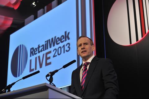 Retail Week editor in chief Chris Brook-Carter, Retail Week Live 2013